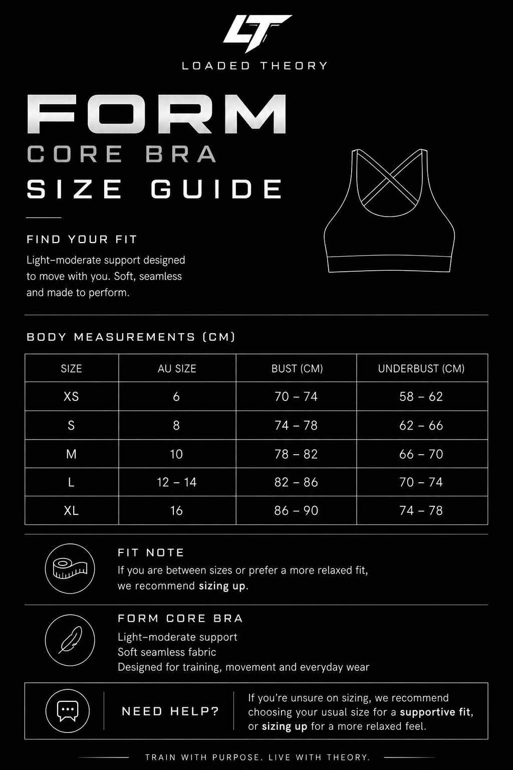 Form Core Bra