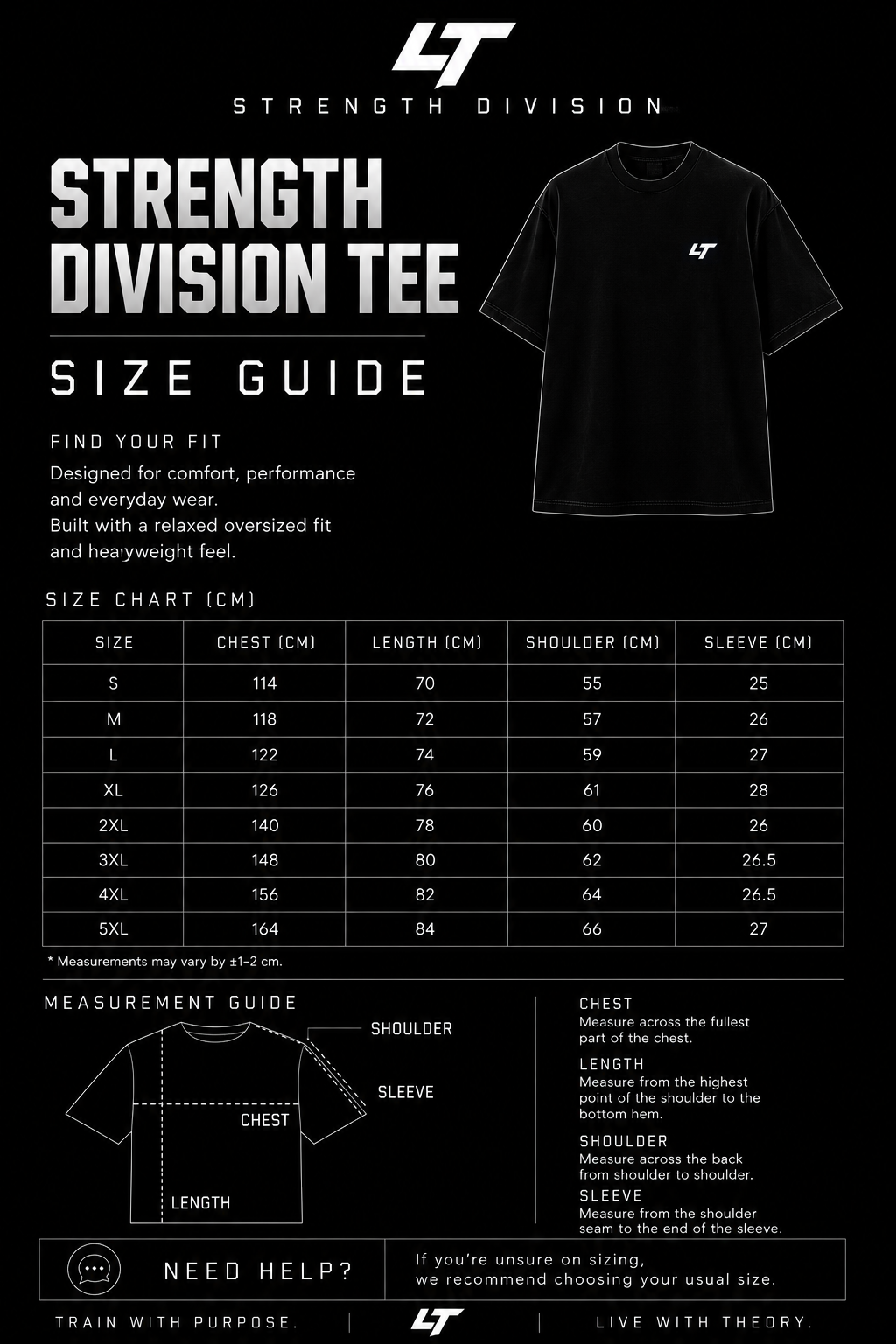 Strength Division Oversized Tee - Limited Edition